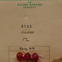 bead sample card