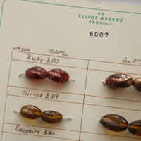 bead sample card