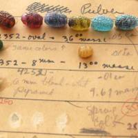 bead sample card