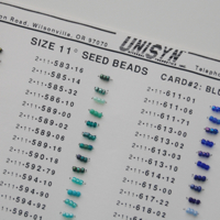 bead sample card